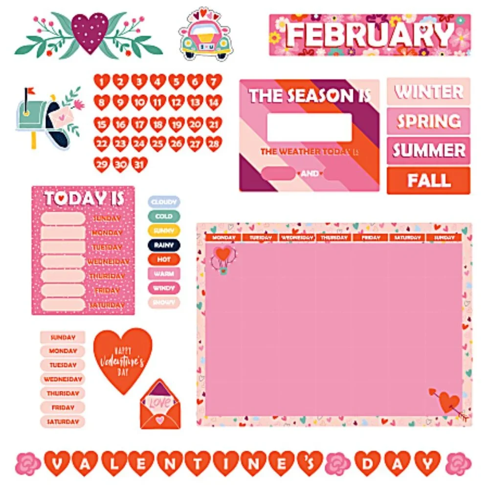 344-Pieces Bulletin Board Kit, Seasonal Holidays Set
